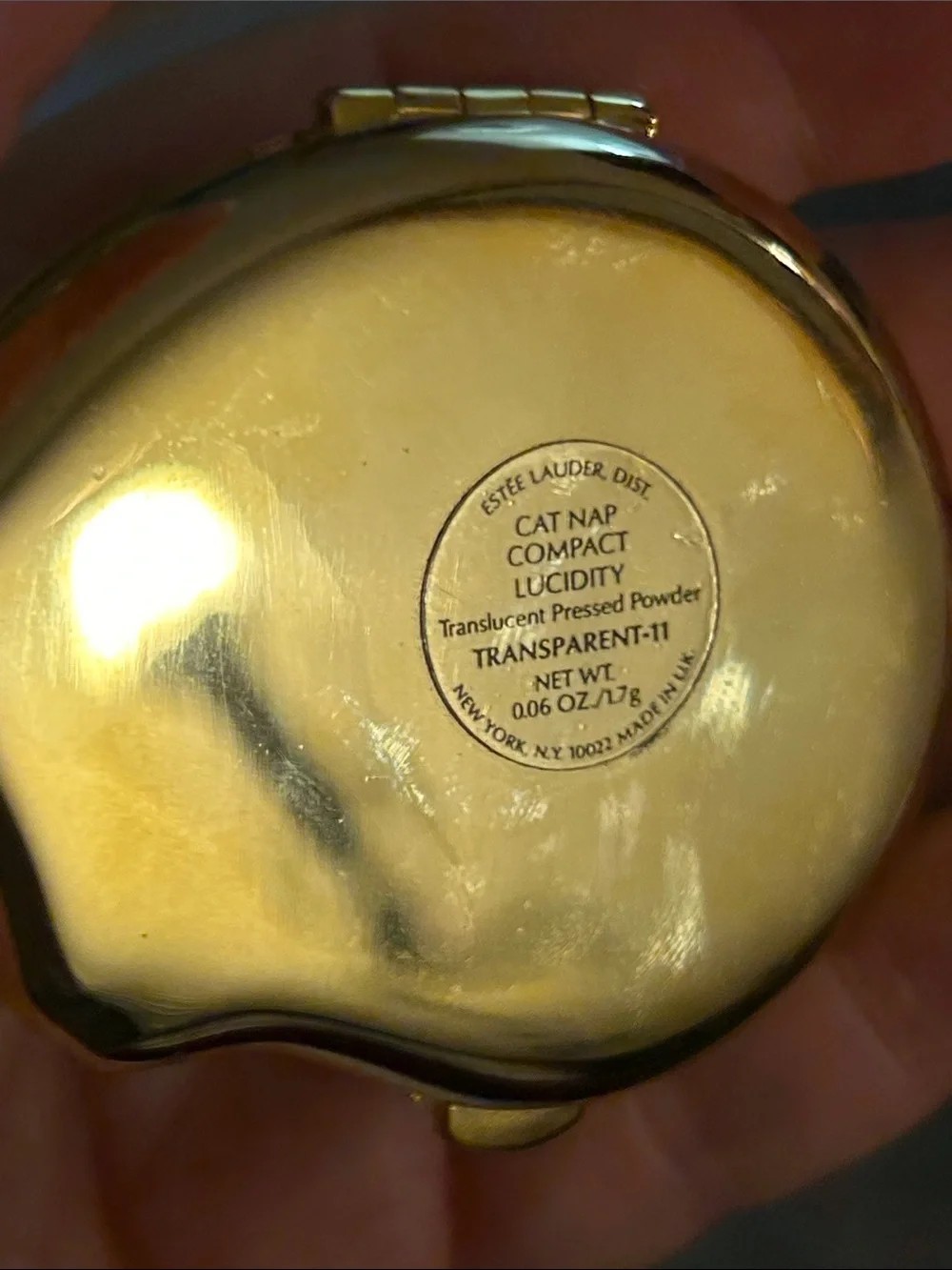 Vintage RARE 1996 Estee Lauder Lucidity Translucent Pressed Powder Compact